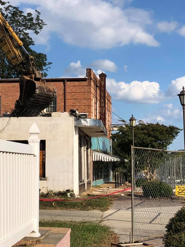 Demolition Starts on the Booker Property