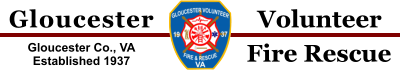 Gloucester Volunteer Fire and Rescue, Inc Page header logo