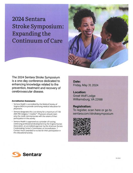 Sentara stroke symposium 2024
